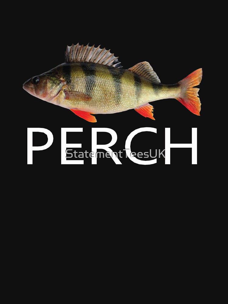 Perch Predator Fishing Essential T-Shirt for Sale by StatementTeesUK