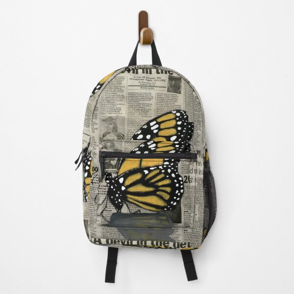 Item preview, Butterfly on my Newspaper designed and sold by Cherie Roe Dirksen.