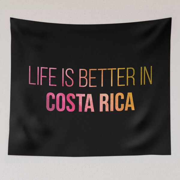 Item preview, Life is better in Costa Rica in Watercolor designed and sold by XCIV.