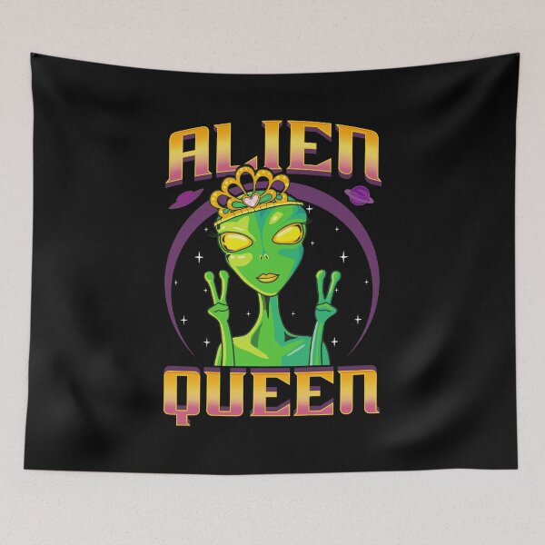 Item preview, Cute Alien Queen Funny Extraterrestrial Princess designed and sold by perfectpresents.