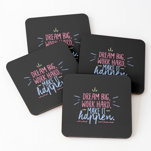Item preview, Dream Big, Work Hard, Make It Happen designed and sold by PureGeometry.