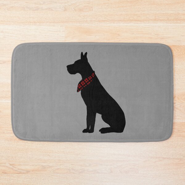 Item preview, Great Dane with Red Plaid Bandana designed and sold by taylorrowan.