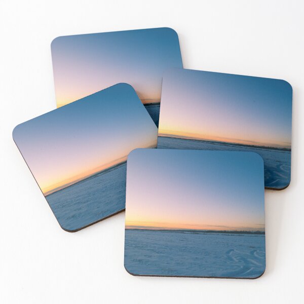 Item preview, Winter dusky sky over snowy fields designed and sold by yarvin13.