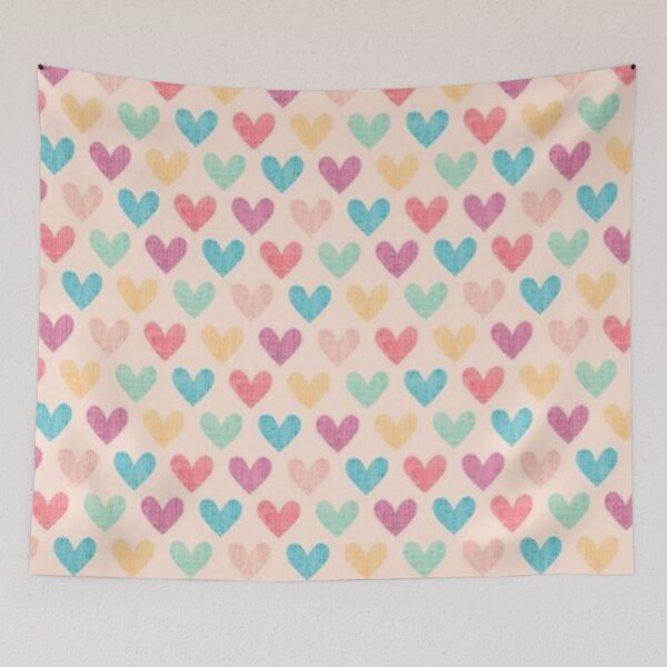 Item preview, Multicolour Cute Heart Design designed and sold by KookDesignZ.
