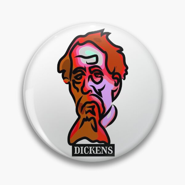 Item preview, Portrait of the writer Charles Dickens designed and sold by Xdelacra.