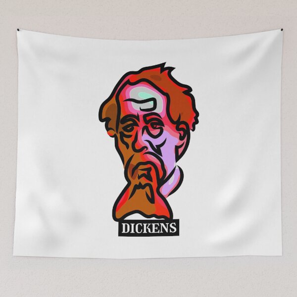 Item preview, Portrait of the writer Charles Dickens designed and sold by Xdelacra.