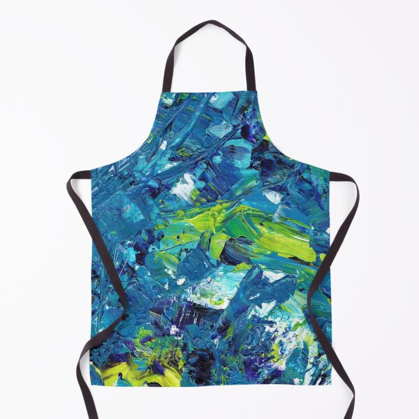 Item preview, dark blue crystal water painting pattern designed and sold by anzus13carlett.
