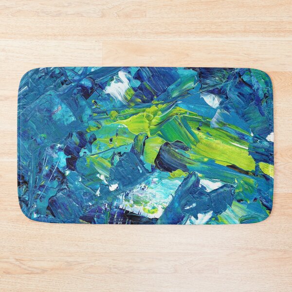 Item preview, dark blue crystal water painting pattern designed and sold by anzus13carlett.