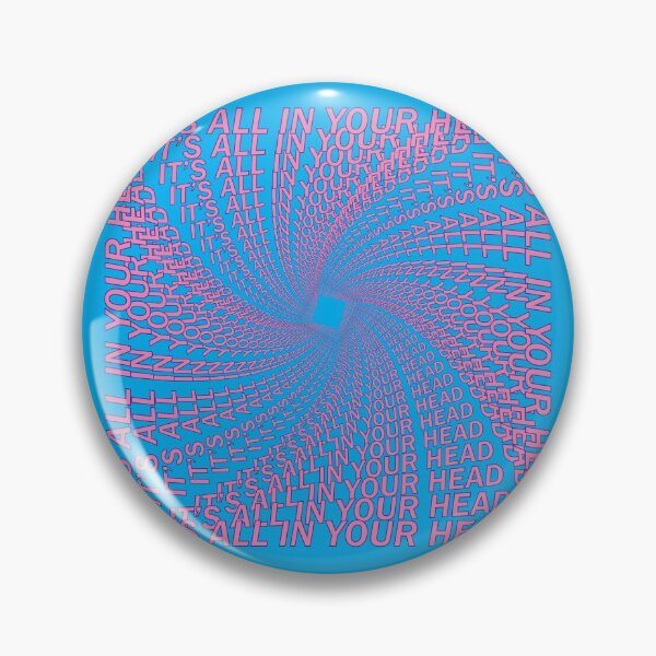 Item preview, Vaporwave Text Spiral (It's All in Your Head) designed and sold by ktester.