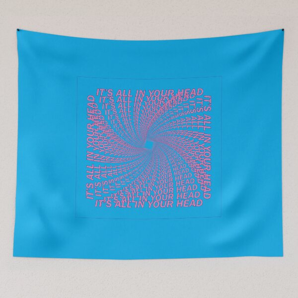 Item preview, Vaporwave Text Spiral (It's All in Your Head) designed and sold by ktester.
