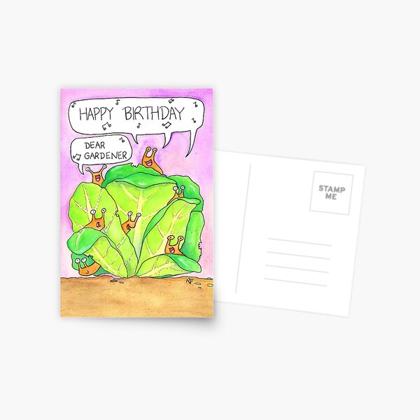 Item preview, Happy Birthday, Dear Gardener designed and sold by nicolejanes.