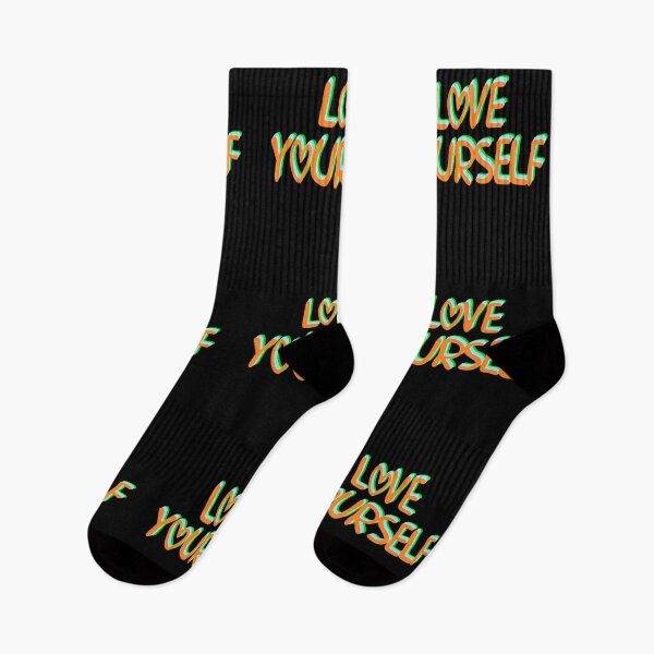 Item preview, Love Yourself Hearts Text Multicolor 10 designed and sold by everything4eva.