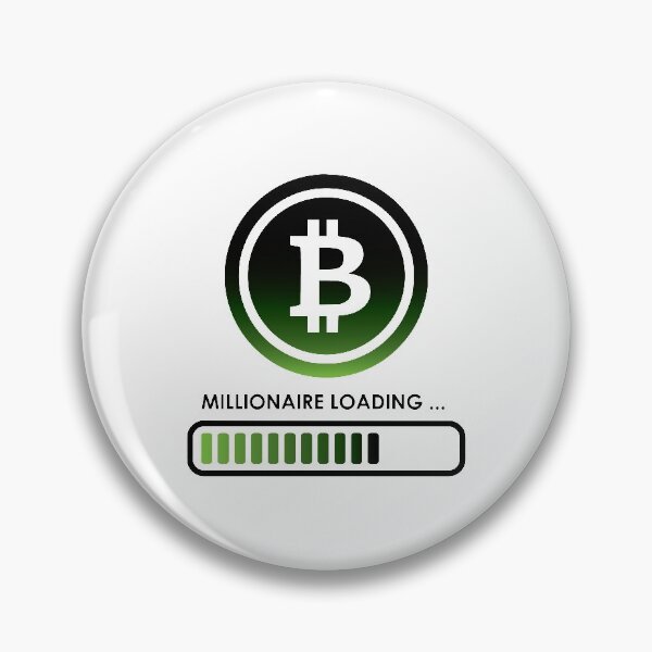 Item preview, Crypto Millionaire Loading Funny Bitcoin designed and sold by norbelart.