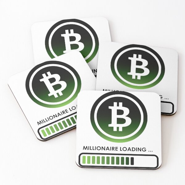 Item preview, Crypto Millionaire Loading Funny Bitcoin designed and sold by norbelart.