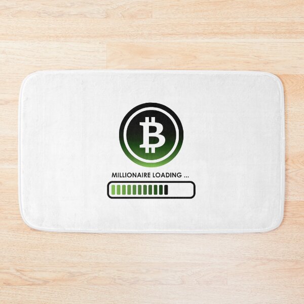Item preview, Crypto Millionaire Loading Funny Bitcoin designed and sold by norbelart.