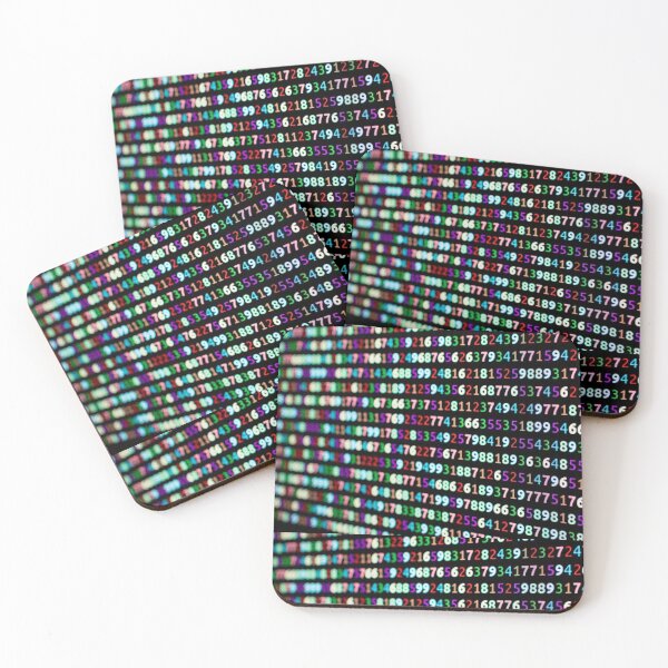 Item preview, The colourful number pattern designed and sold by TaimToons.