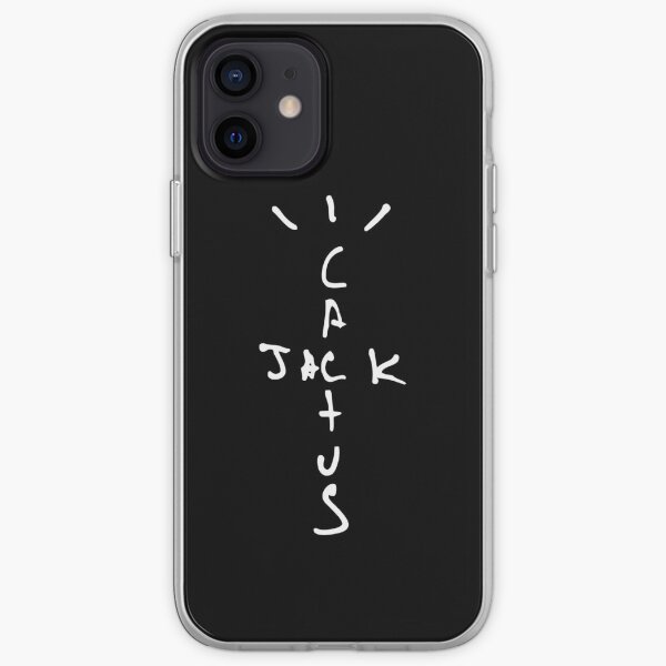 Cactus jack black phone case travis scott iPhone Soft Case