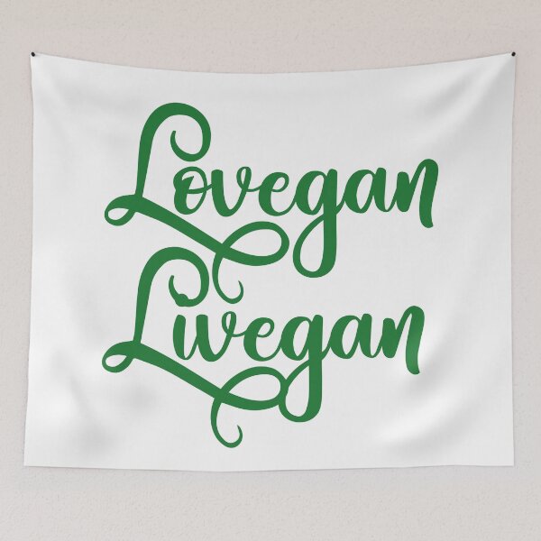 Item preview, Vegan Love - Love Vegan, Live Vegan designed and sold by SeaAndLight.