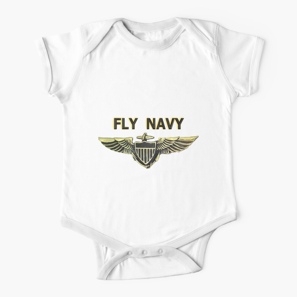 Naval Aviator Wings - Fly Navy Baby One-Piece