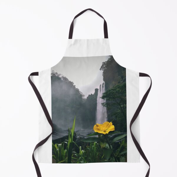 Artikelvorschau, yellow flower and waterfall entworfen und verkauft von Pasan-hpmm.