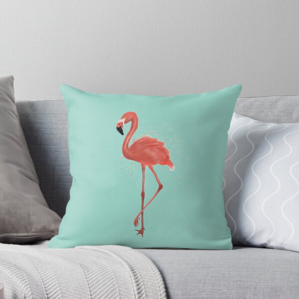 Item preview, Pink Flamingo Blue designed and sold by Kittys-Art.