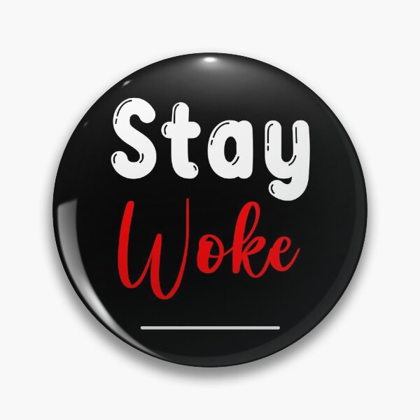 Item preview, Womans Oversized Stay Woke tshirt black mask designed and sold by thebeardedscot.