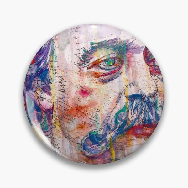 Item preview, GUSTAVE FLAUBERT watercolor portrait .1 designed and sold by lautir.