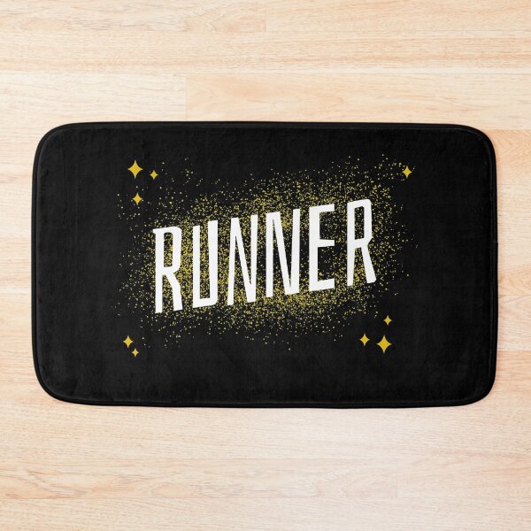 Item preview, Gold duster Runner / Run- black background designed and sold by grinta2021.
