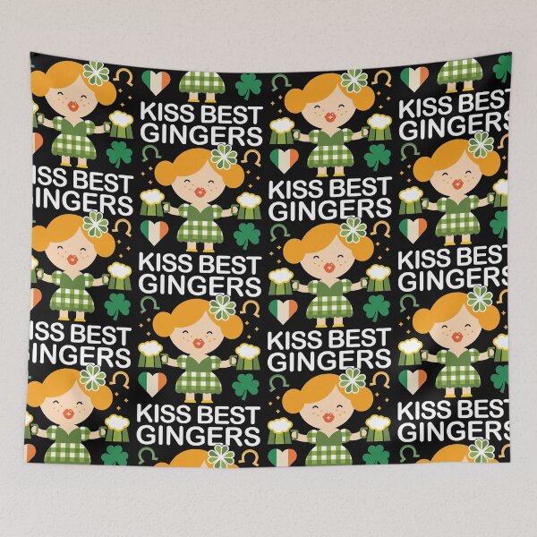 Item preview, Gingers Kiss Best | St. Patrick's Day designed and sold by GravitiTees.
