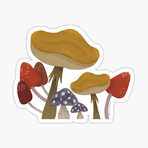 New Penny Black HEDGY TRUFFLES Wood Rubber Stamp Critters Friends Mushroom Play 