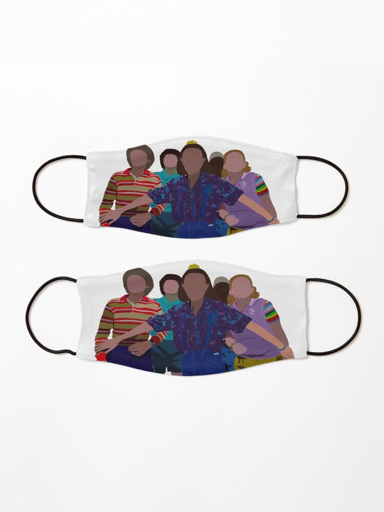 Alternate view of st minimalist art Mask