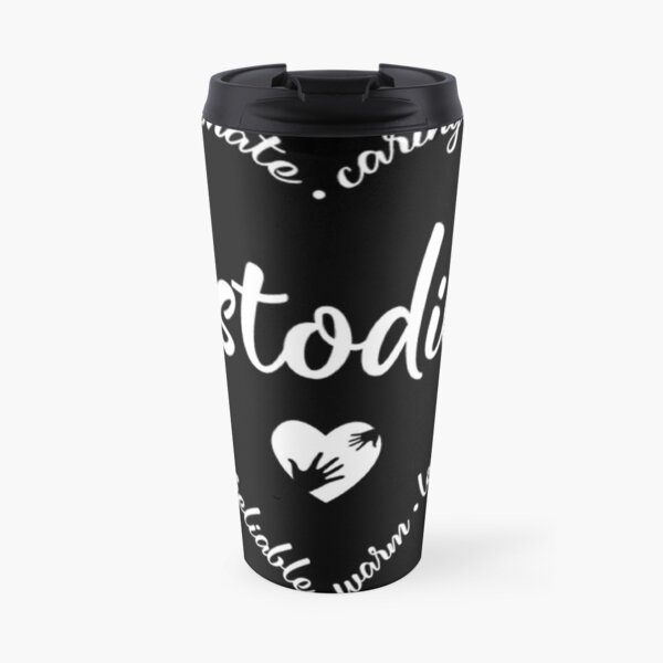 Custodian heart design for a janitor Travel Mug