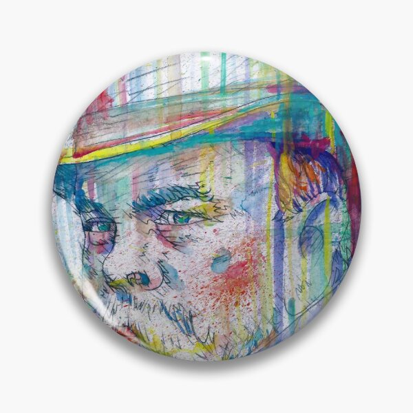 Item preview, PAUL VERLAINE - watercolor portrait .3 designed and sold by lautir.