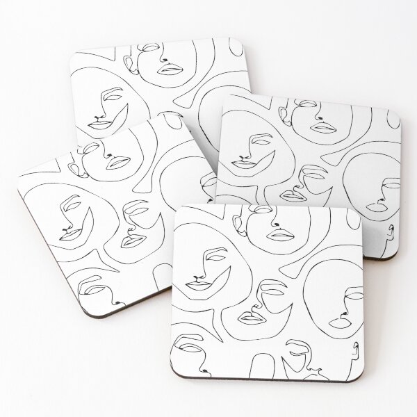 Item preview, Minimal Line Art Work | Faces  designed and sold by innexciumtab.