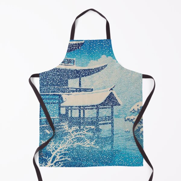 Artikelvorschau, Der goldene Pavillon im Schnee von Kawase Hasui Vintage japanischer Holzschnitt ostasiatische Kulturkunst entworfen und verkauft von Ejaaz.