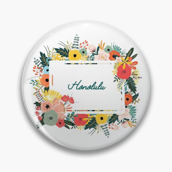 Item preview, Honolulu - Flower Frame designed and sold by CityCollection.