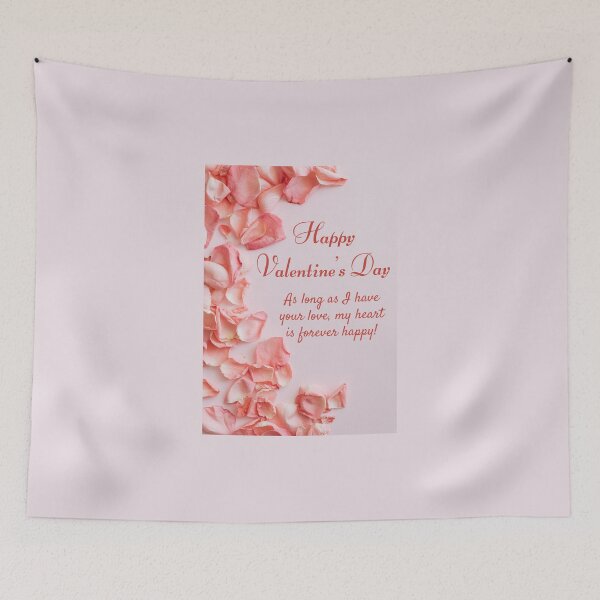 Item preview, Happy Valentines Day Forever Happy Greeting Card designed and sold by Piztees.