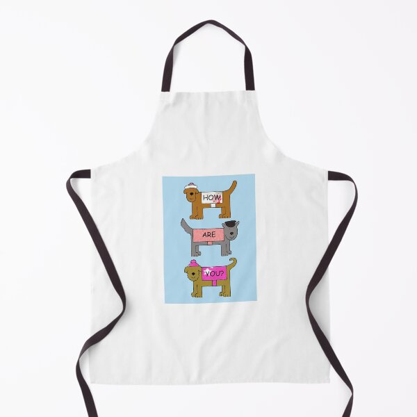 Item preview, How Are You Cartoon Dogs Wearing Clothes designed and sold by KateTaylor.
