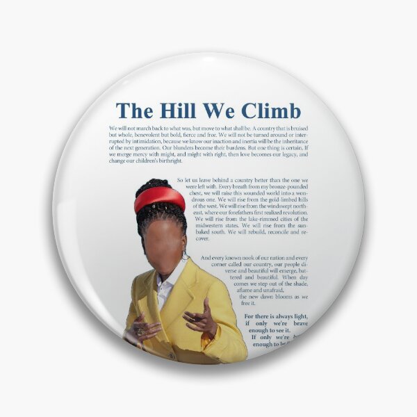 Item preview, Amanda Gorman “The Hill We Climb”  designed and sold by SerenaChoe.