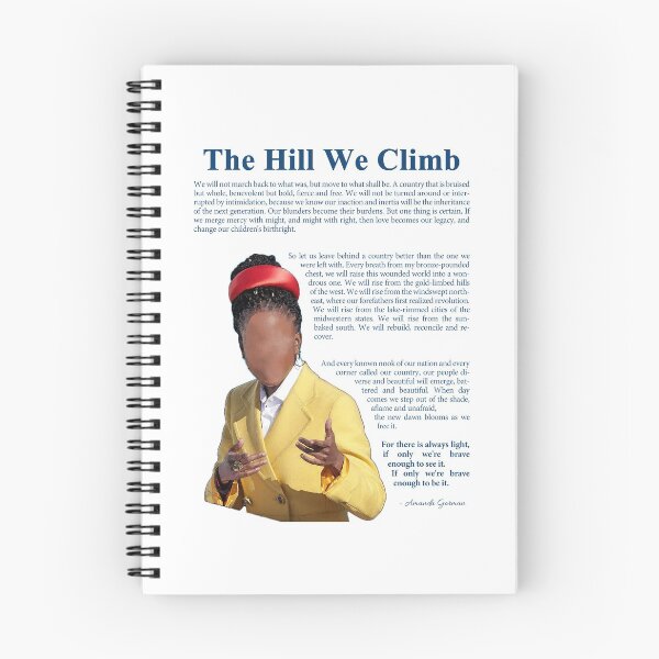 Item preview, Amanda Gorman “The Hill We Climb”  designed and sold by SerenaChoe.