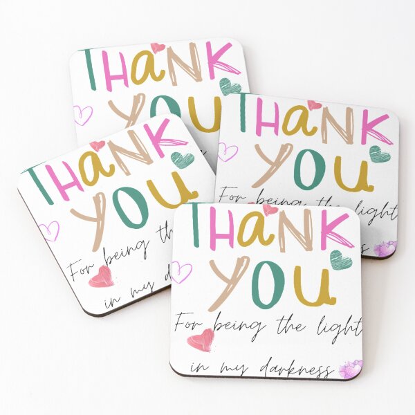 Item preview, Thank You for being the light in my darkness designed and sold by samahsbd.