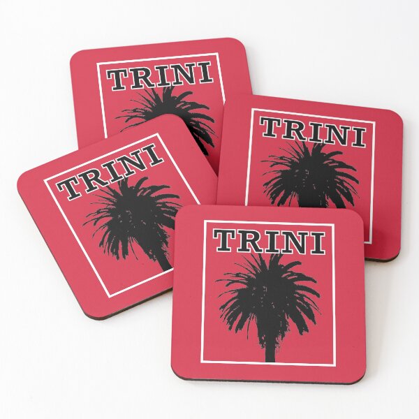 Item preview, Trini - Silueta de palmera de Trinidad y Tobago designed and sold by ClickForMore.