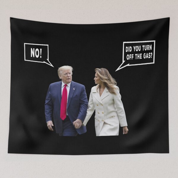 Item preview, Trump & Melania - Did you turn off the gas? designed and sold by jwebmarket.