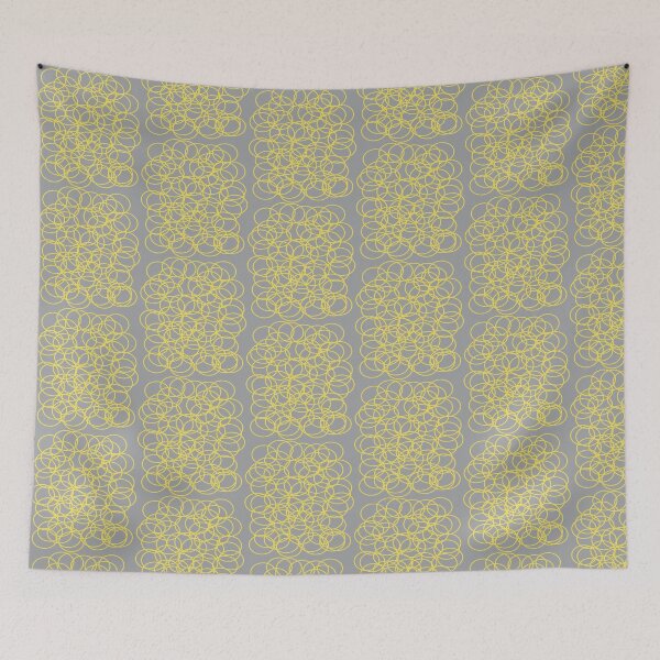 Item preview, Yellow scribbles on the pavement designed and sold by yayor.