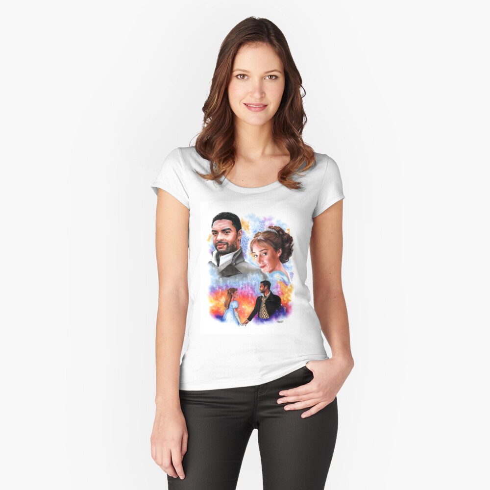 Aperçu de l'œuvre T-shirt échancré créée et vendue par laureneportrait.