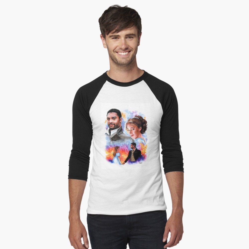 Aperçu de l'œuvre T-shirt baseball manches ¾ créée et vendue par laureneportrait.