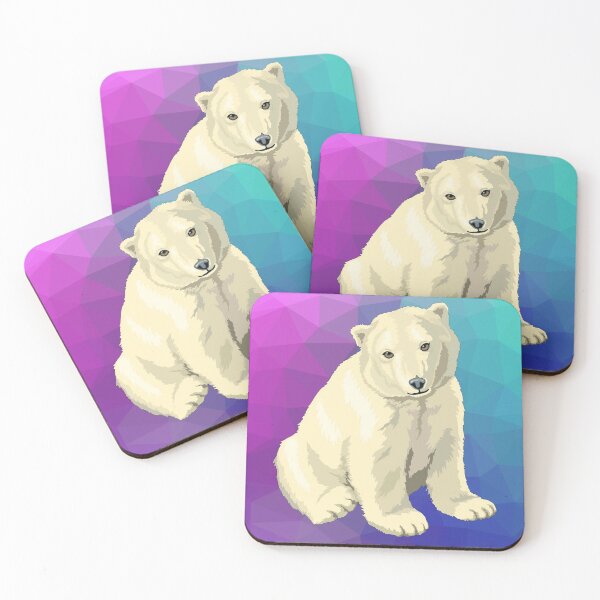 Item preview, Polar Bear on a Tie Die Background designed and sold by ShallyLoves.