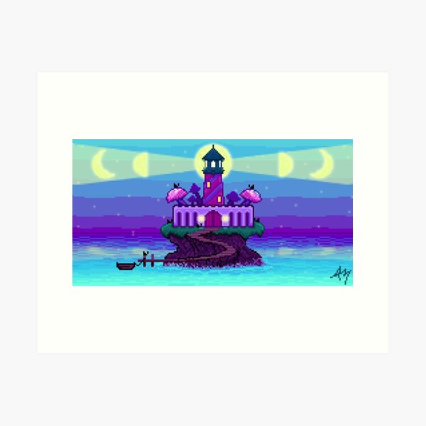 Castle In The Sky, My 1st Pixel Piece! : r/PixelArt