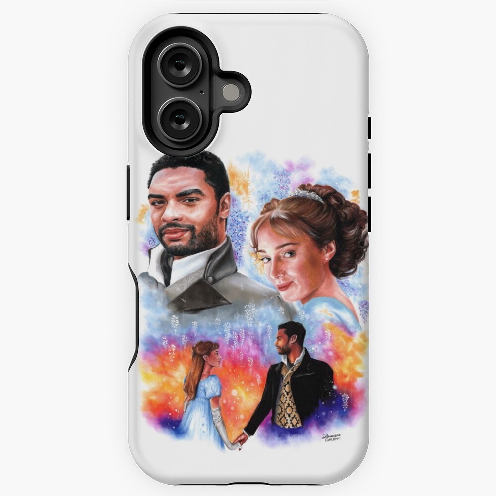 Aperçu de l'œuvre Coque antichoc iPhone créée et vendue par laureneportrait.