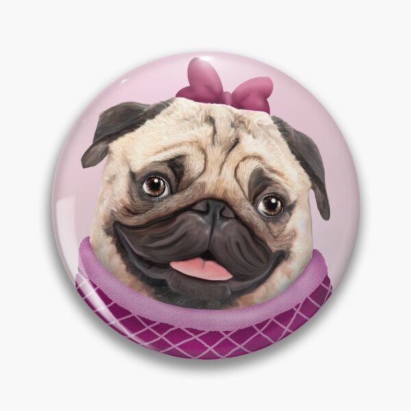Item preview, Dog Pug - Digital Art - D7 designed and sold by MVG designs.